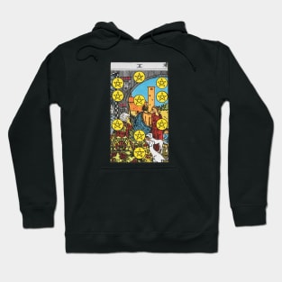 Ten of pentacles tarot card Hoodie